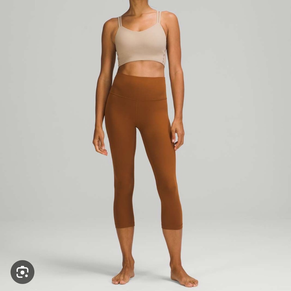 Lululemon Align High-Rise Crop 21” Copper Brown Size 4
